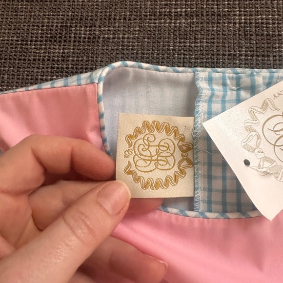 NWT Beaufort Bonnet company dress 6 kids pinafore sailboat sun cloud rainbow - Picture 3 of 5